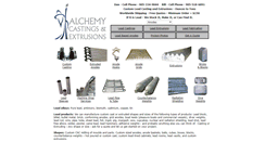 Desktop Screenshot of alchemyextrusions.com